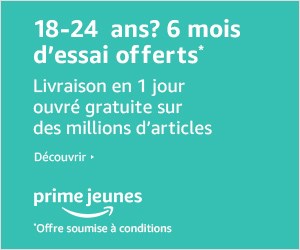 Avec Amazon Prime pour les jeunes profitez de tous les avantages de livraison mais aussi de Prime Video et bien d’autres avantages