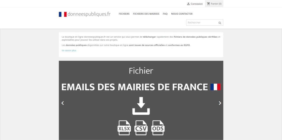 Site donneespubliques.fr